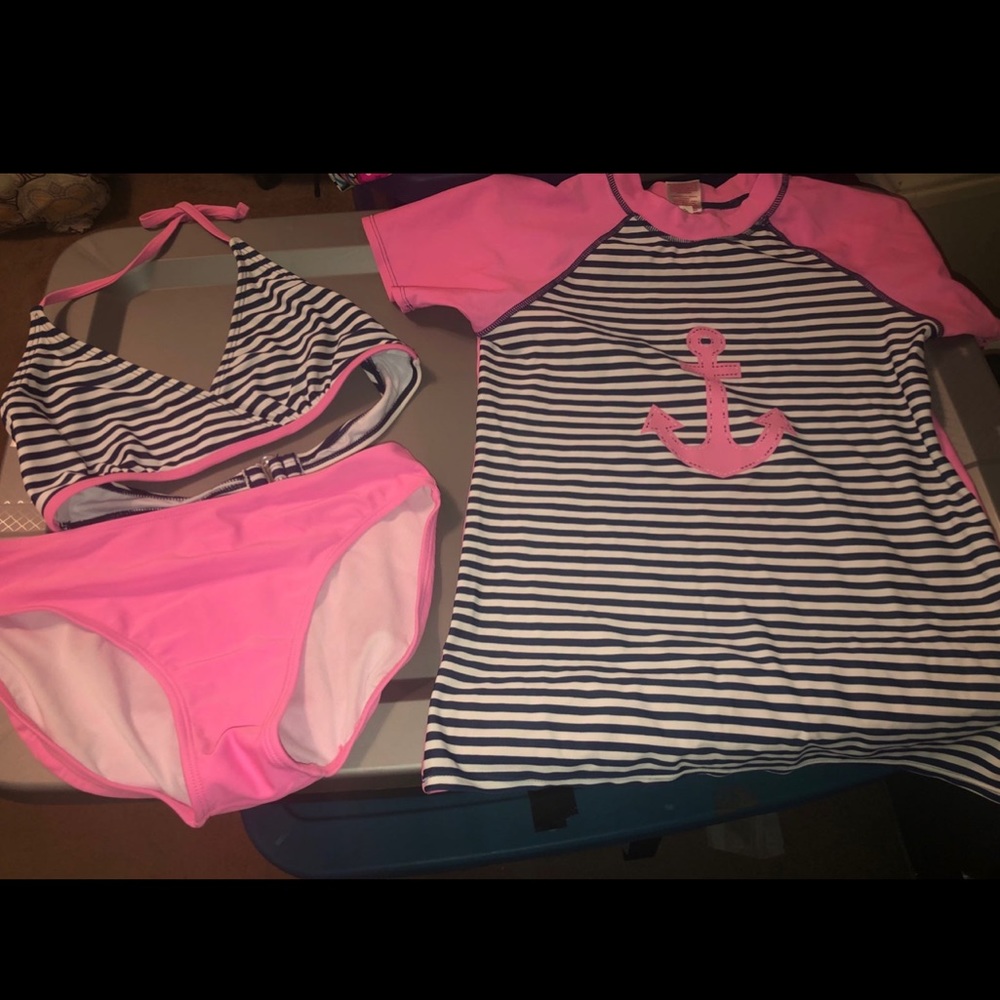 Girls 3pc Circo swimwear set